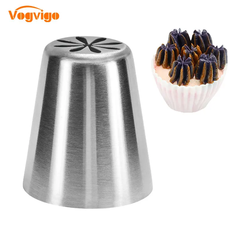 VOGVIGO Cake Decorating Tools 304 Stainless Steel Nozzle Dessert Decorators Making Cake Flower Decor Nozzle
VOGVIGO Cake Decorating Tools 304 Stainless Steel Nozzle Dessert Decorators Making Cake Flower Decor Nozzle