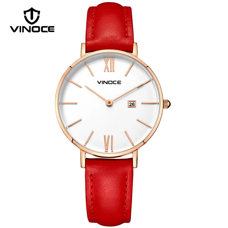 VINOCE 5MM Ultra Thin Dial Luxury Watches Women Genuine Leather Strap Quartz reloj mujer Ladies Clock Relogio Feminino #V9631
VINOCE 5MM Ultra Thin Dial Luxury Watches Women Genuine Leather Strap Quartz reloj mujer Ladies Clock Relogio Feminino #V9631