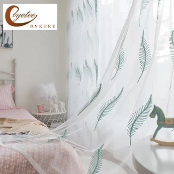 Feather Embroidery window curtain yarn bedroom living room tulle curtains white curtains sheer curtain embroided
Feather Embroidery window curtain yarn bedroom living room tulle curtains white curtains sheer curtain embroided