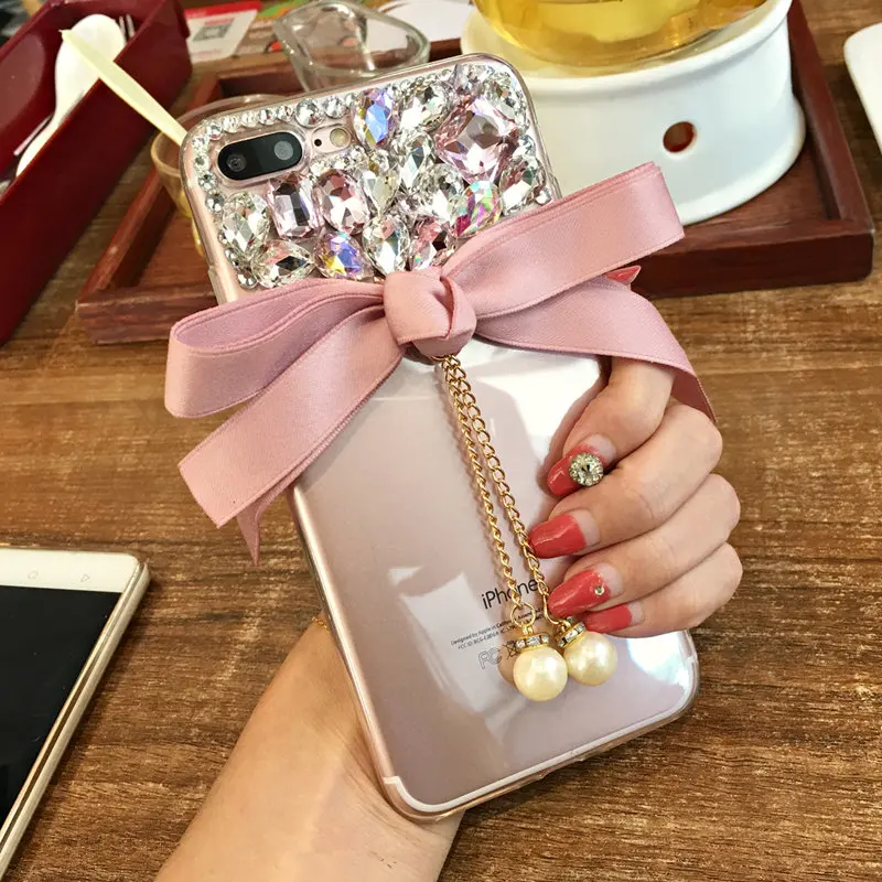 For Samsung J3 J5 J7 2016 2017 Prime Pro J4 J6 Plus Women Summer Cute glitter Rhinestone bow pearl Phone case soft back cover
For Samsung J3 J5 J7 2016 2017 Prime Pro J4 J6 Plus Women Summer Cute glitter Rhinestone bow pearl Phone case soft back cover