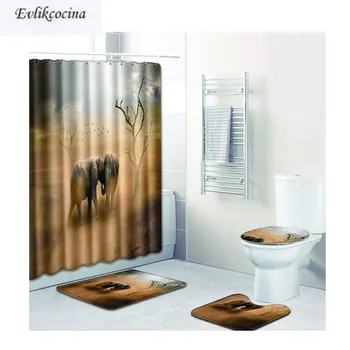 Free Shipping 4pcs Elephant Series Banyo Bathroom Carpet Black Toilet Bath Mat Set Nonslip Pad Tapis Salle De Bain Alfombra Bano
Free Shipping 4pcs Elephant Series Banyo Bathroom Carpet Black Toilet Bath Mat Set Nonslip Pad Tapis Salle De Bain Alfombra Bano