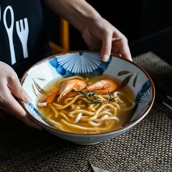 NIMITIME Japanese Style Rice Bowl Tableware Big Ramen Bowl Ceramic Soup Bowl Large Noodle Dinner Bowl
NIMITIME Japanese Style Rice Bowl Tableware Big Ramen Bowl Ceramic Soup Bowl Large Noodle Dinner Bowl