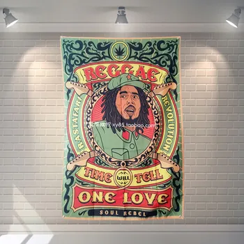 "BOB Marley" Rock Band Poster Banners Music Studio themed Restaurant Decor Hanging Art Waterproof Cloth Polyester Fabric Flags
"BOB Marley" Rock Band Poster Banners Music Studio themed Restaurant Decor Hanging Art Waterproof Cloth Polyester Fabric Flags