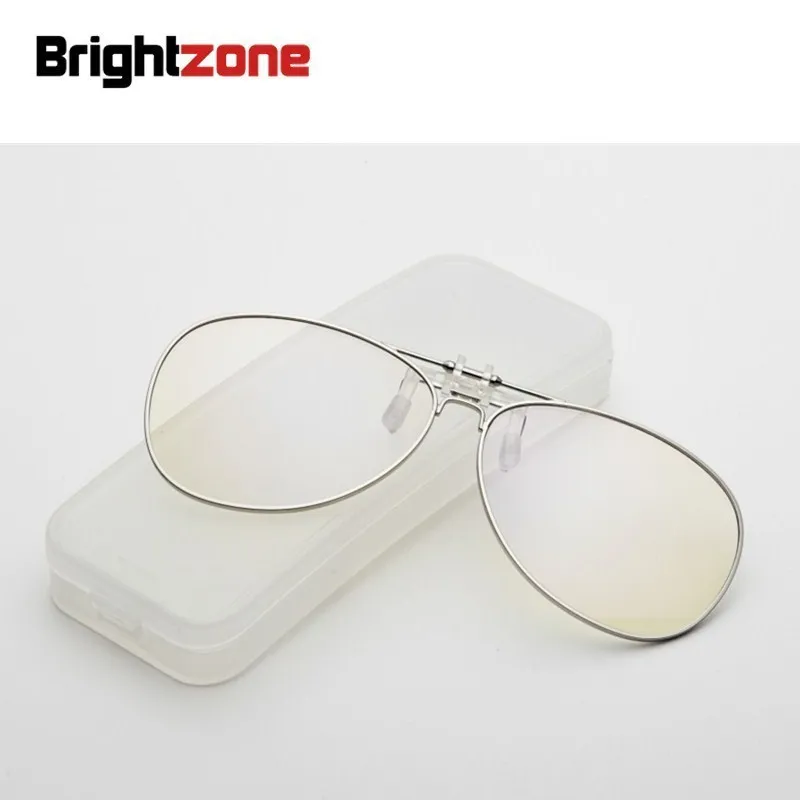 Brightzone Newest Design Metal Full Anti-blue Ray Defence Computer Bad Blue Light Clip Anti-UV Eyewear Plain Glasses Clip-on
Brightzone Newest Design Metal Full Anti-blue Ray Defence Computer Bad Blue Light Clip Anti-UV Eyewear Plain Glasses Clip-on