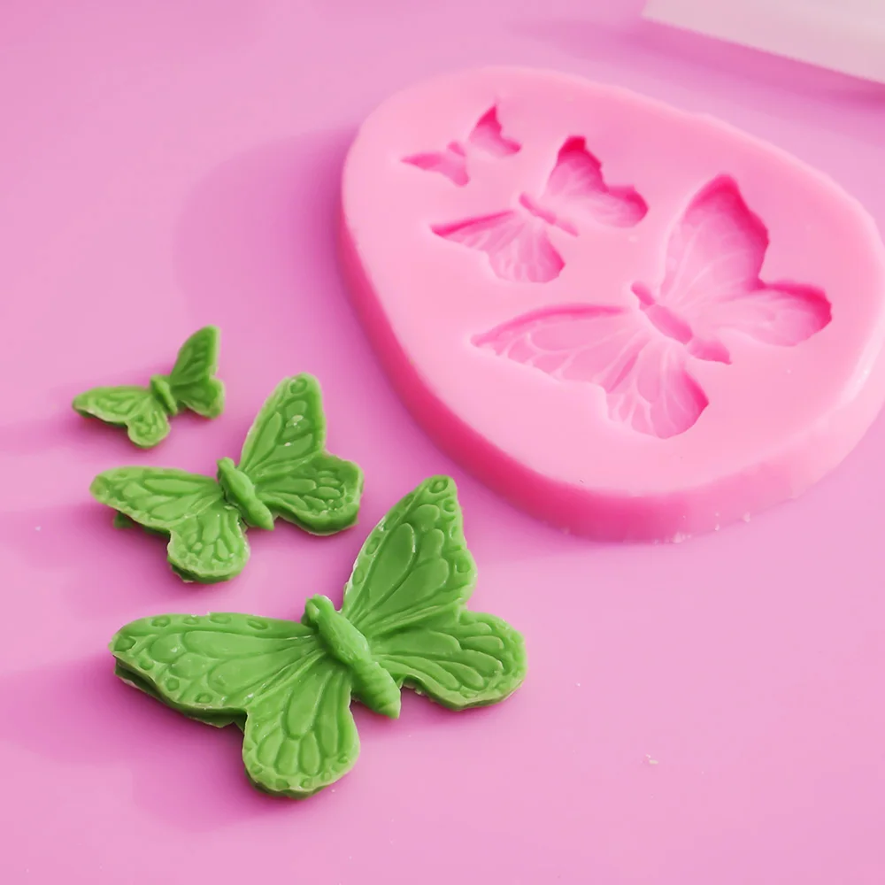 LIMITOOLS 3D Silicone Mold Butterfly Shaped Fondant Cake Mold Soap Mould Bakeware Baking Cooking Tools Sugar Cookie Jelly Puddin
LIMITOOLS 3D Silicone Mold Butterfly Shaped Fondant Cake Mold Soap Mould Bakeware Baking Cooking Tools Sugar Cookie Jelly Puddin