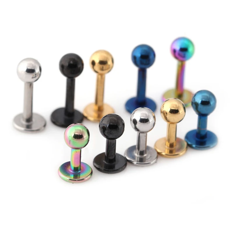 5pcs Small Earrings Medical Titanium Steel Stud Earring Punk Rod Flat T-Type Screws Male Ear Nail Piercing Jewelry Women
5pcs Small Earrings Medical Titanium Steel Stud Earring Punk Rod Flat T-Type Screws Male Ear Nail Piercing Jewelry Women