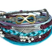 Jewdy 7Pcs / set Bohemian Rope Bracelet Handmade Adjustable Bohemia Rope Chain Woven Bracelets & Bangles Women Jewelry Wholesale
Jewdy 7Pcs / set Bohemian Rope Bracelet Handmade Adjustable Bohemia Rope Chain Woven Bracelets & Bangles Women Jewelry Wholesale