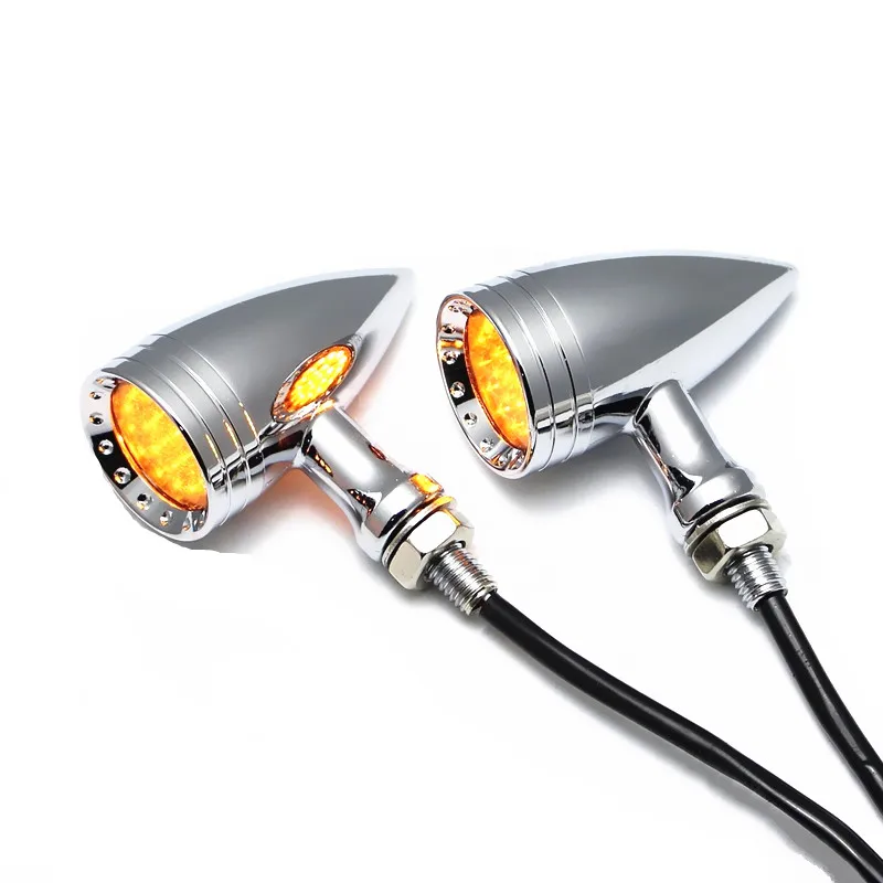 Universal Chrome Amber LED Chrome Motorcycle Stop Brake/Running Turn Signal Tail Light Cruiser Chopper Bobber Touring
Universal Chrome Amber LED Chrome Motorcycle Stop Brake/Running Turn Signal Tail Light Cruiser Chopper Bobber Touring