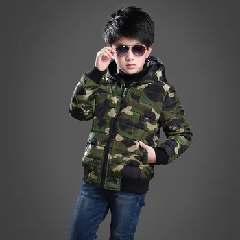 Winter New Children's Clothing Boys Thickened Middle and Big Kids Camouflage Jacket Jacket Warm Short Hooded Fashion Down Jacket
Winter New Children's Clothing Boys Thickened Middle and Big Kids Camouflage Jacket Jacket Warm Short Hooded Fashion Down Jacket