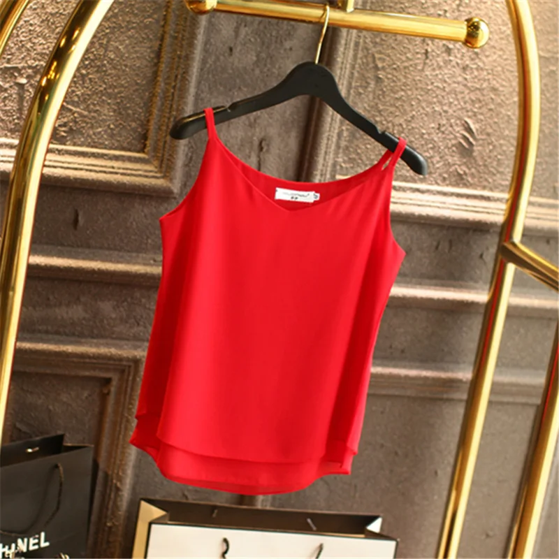Banerdanni New arrival Women Chiffon Sling vest 2019 Summer Beach Loose sleeveless Casual Blouse V-Neck Oversized Female Tops
Banerdanni New arrival Women Chiffon Sling vest 2019 Summer Beach Loose sleeveless Casual Blouse V-Neck Oversized Female Tops