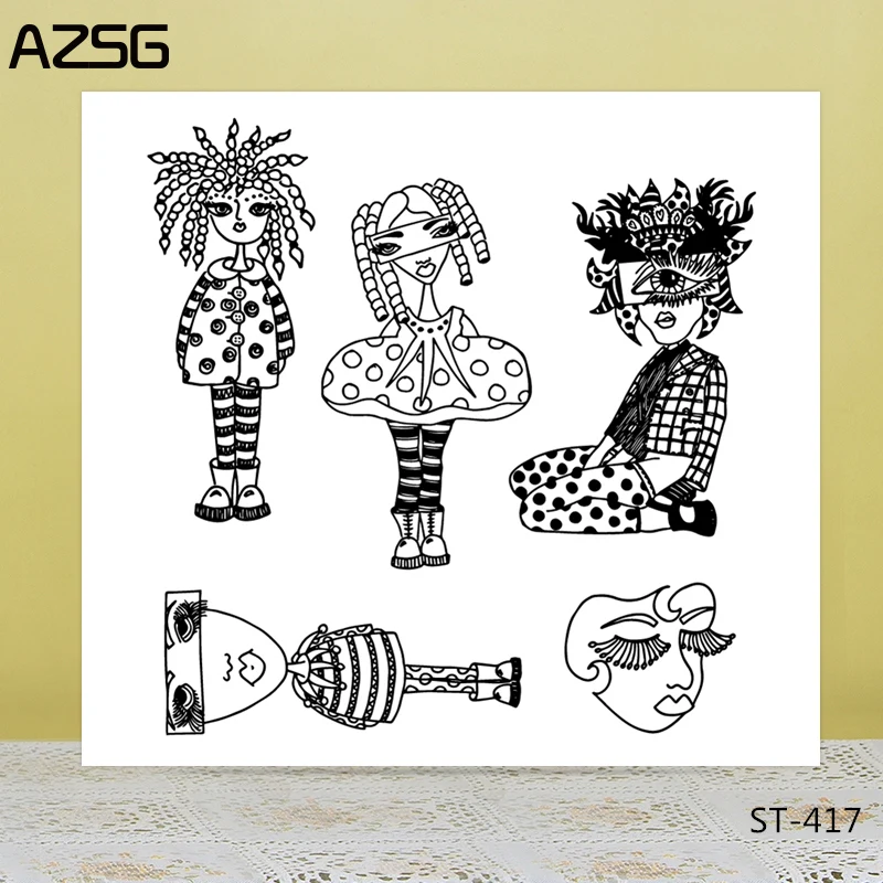 AZSG Grotesque Woman Clear Stamps/Seals For DIY Scrapbooking/Card Making/Album Decorative Silicone Stamp Crafts
AZSG Grotesque Woman Clear Stamps/Seals For DIY Scrapbooking/Card Making/Album Decorative Silicone Stamp Crafts