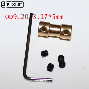 6sets OD9L20 3.17x5mm rigid metre motor coupler 3.17mm to 5mm coupling transmission parts connector HM Accessories
6sets OD9L20 3.17x5mm rigid metre motor coupler 3.17mm to 5mm coupling transmission parts connector HM Accessories