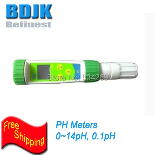 0~14PH Pen Digital PH Meters Handheld Tester with Temp. Compensation Free Shipping
0~14PH Pen Digital PH Meters Handheld Tester with Temp. Compensation Free Shipping