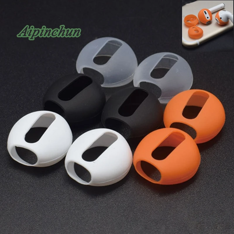 Aipinchun 2Pairs Thin Silicone Eartips Earbuds Cover Ear Pads Tips for AirPods Headphones
Aipinchun 2Pairs Thin Silicone Eartips Earbuds Cover Ear Pads Tips for AirPods Headphones