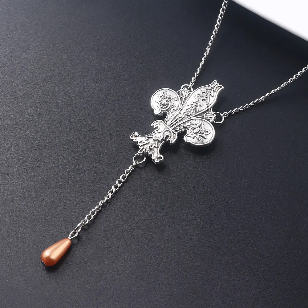 The Originals Vampire Diaries Always And Forever Charm Necklace Fleur de Lis Long Necklace for Women Girls Pendant Jewelry
The Originals Vampire Diaries Always And Forever Charm Necklace Fleur de Lis Long Necklace for Women Girls Pendant Jewelry