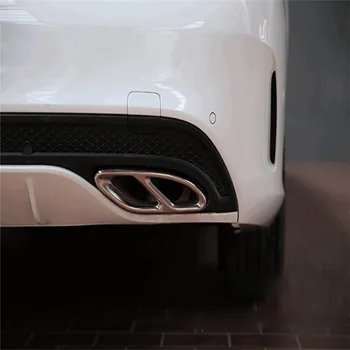 2pcs Exhaust Tail Pipe Decor Trim for Benz E/C/GLC/A/B/GLE/GLS Class 2015-2017 W213 W246 Stainless Steel Tail Pipe Muffler Cover
2pcs Exhaust Tail Pipe Decor Trim for Benz E/C/GLC/A/B/GLE/GLS Class 2015-2017 W213 W246 Stainless Steel Tail Pipe Muffler Cover