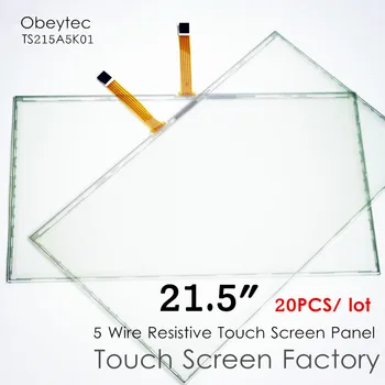 20PCS! Obeytec 21.5" Rsistive ITO Glass touch screen, 5wires touch sensor, controller price not include, TS215A5K01
20PCS! Obeytec 21.5" Rsistive ITO Glass touch screen, 5wires touch sensor, controller price not include, TS215A5K01