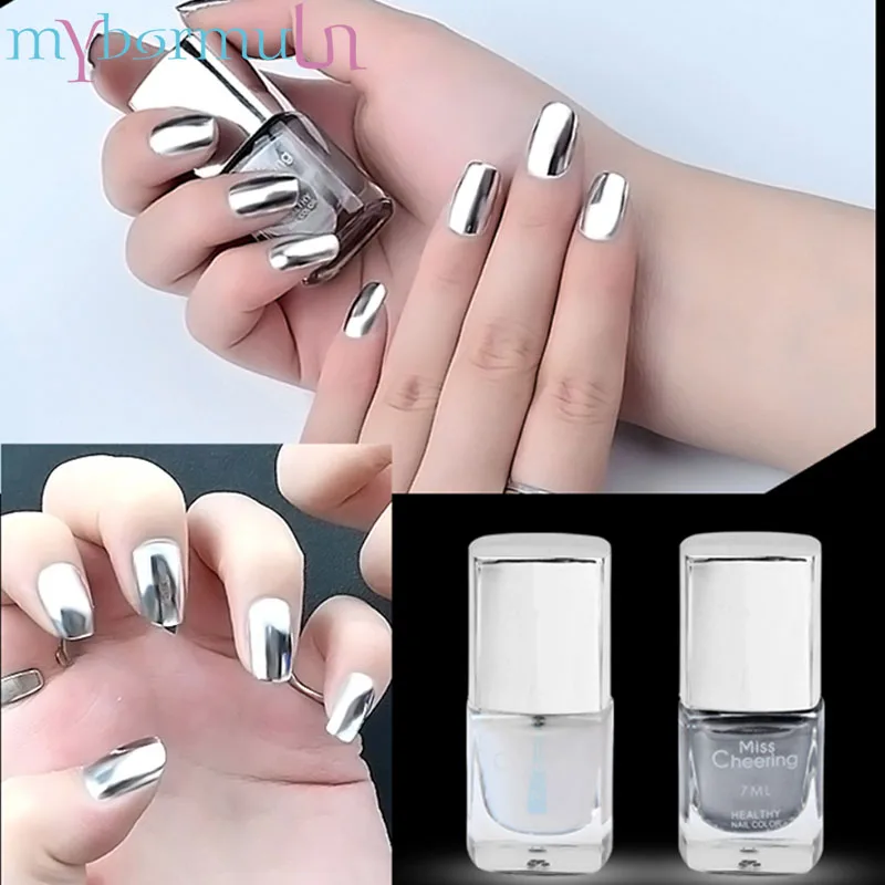 Silver Mirror Effect Metallic Nail Polish 8ml Long-Lasting Nail Art Varnish For Nails Manicure Lacquer Beauty Nail Decoration
Silver Mirror Effect Metallic Nail Polish 8ml Long-Lasting Nail Art Varnish For Nails Manicure Lacquer Beauty Nail Decoration