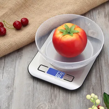 Kitchen Scale Digital Kitchen Scale Accurate Electric Steelyard Mini Electronic Platform Scale Food Weighing Scale bascula 5kg
Kitchen Scale Digital Kitchen Scale Accurate Electric Steelyard Mini Electronic Platform Scale Food Weighing Scale bascula 5kg