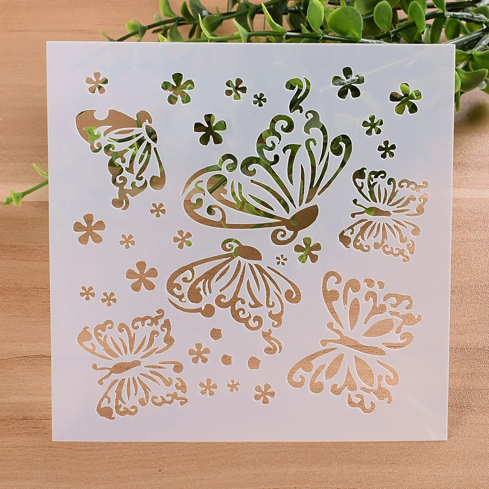 13cm 5.1" Star Butterfly DIY Layering Stencils Wall Painting Scrapbook Coloring Embossing Album Decorative Paper Card Template
13cm 5.1" Star Butterfly DIY Layering Stencils Wall Painting Scrapbook Coloring Embossing Album Decorative Paper Card Template
