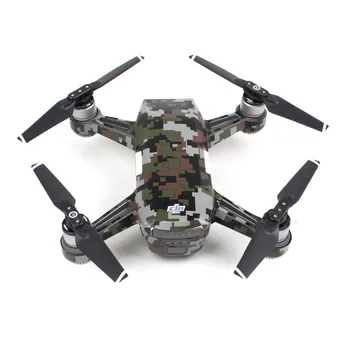 Waterproof Camouflage Graphic Camera Drone Decals for DJI SPARK Drone Body/ Battery/ Arm Drone Accessories
Waterproof Camouflage Graphic Camera Drone Decals for DJI SPARK Drone Body/ Battery/ Arm Drone Accessories