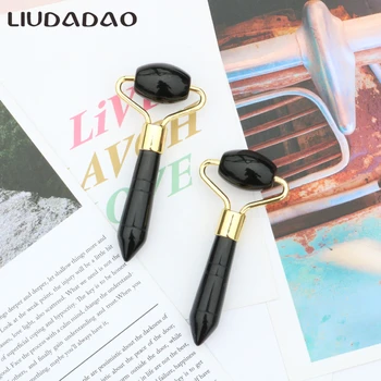 Mini Jade Rollers Smooth Face Lift Massager Natural Black Obsidian Rollers For Women Beauty Rollers Skin Care Tools Gift Packs
Mini Jade Rollers Smooth Face Lift Massager Natural Black Obsidian Rollers For Women Beauty Rollers Skin Care Tools Gift Packs