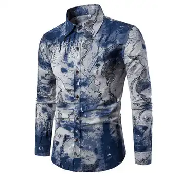 New Shirt Men Clothing M-5XL Long Sleeve Flower Print Mens Dress Shirts Summer New Casual Hawaii Male Shirt camisa masculina
New Shirt Men Clothing M-5XL Long Sleeve Flower Print Mens Dress Shirts Summer New Casual Hawaii Male Shirt camisa masculina