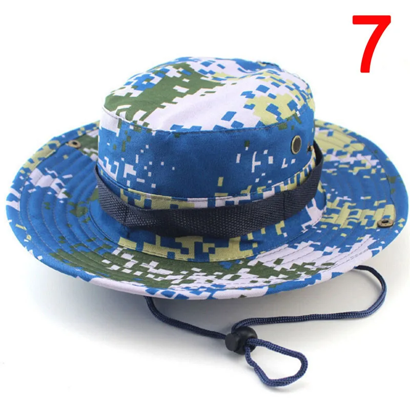 JETTING 1Pc Men Women Sun Hats Cap Camouflage Bucket Hat With String Fisherman Cap Military Panama Safari Boonie
JETTING 1Pc Men Women Sun Hats Cap Camouflage Bucket Hat With String Fisherman Cap Military Panama Safari Boonie