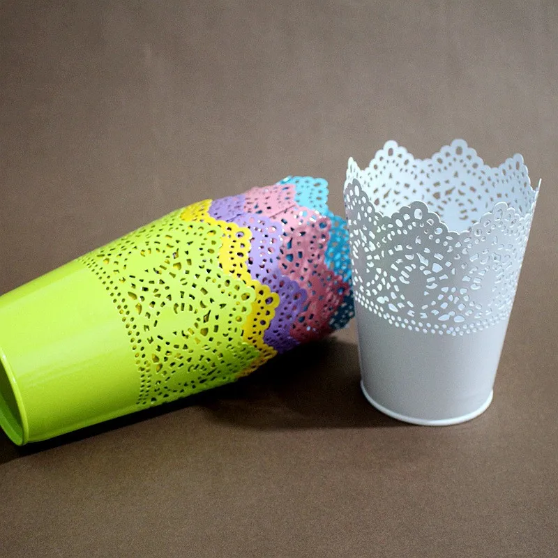 Cute Candy Color Flower Pot Iron Plants Pots Cute Iron Dried Flower Vase Home Garden Decoration Decorative Vases Mini Vases
Cute Candy Color Flower Pot Iron Plants Pots Cute Iron Dried Flower Vase Home Garden Decoration Decorative Vases Mini Vases