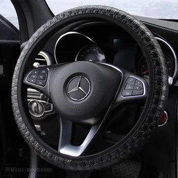 Woven Leather Elastic Without Inner Ring Car Steering Wheel Cover Comfortable Shock Absorptian Installing Easily Car-styling
Woven Leather Elastic Without Inner Ring Car Steering Wheel Cover Comfortable Shock Absorptian Installing Easily Car-styling