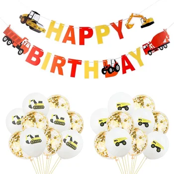 10Pcs Engineering Latex Balloon Construction Vehicle Excavator Balloon Birthday Party Decoration Baby Shower Kids Birthday Favor
10Pcs Engineering Latex Balloon Construction Vehicle Excavator Balloon Birthday Party Decoration Baby Shower Kids Birthday Favor
