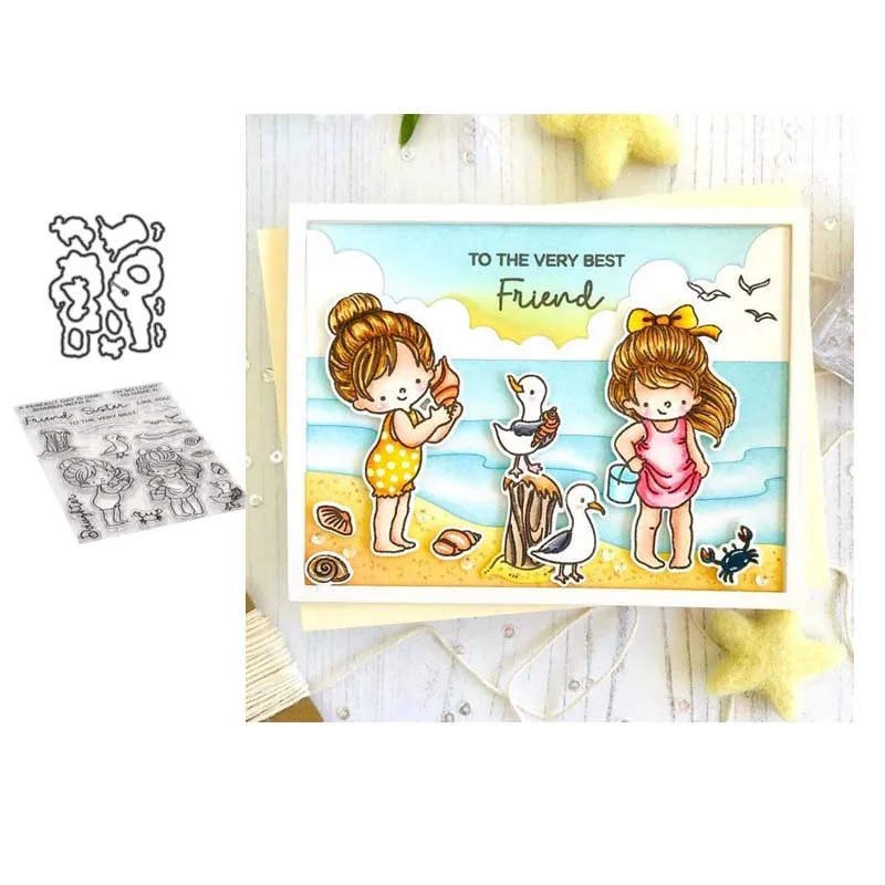 Girl Metal Cutting Dies and clear stamps DIY Scrapbooking Card Stencil Paper Card Album Decoration Paper
Girl Metal Cutting Dies and clear stamps DIY Scrapbooking Card Stencil Paper Card Album Decoration Paper