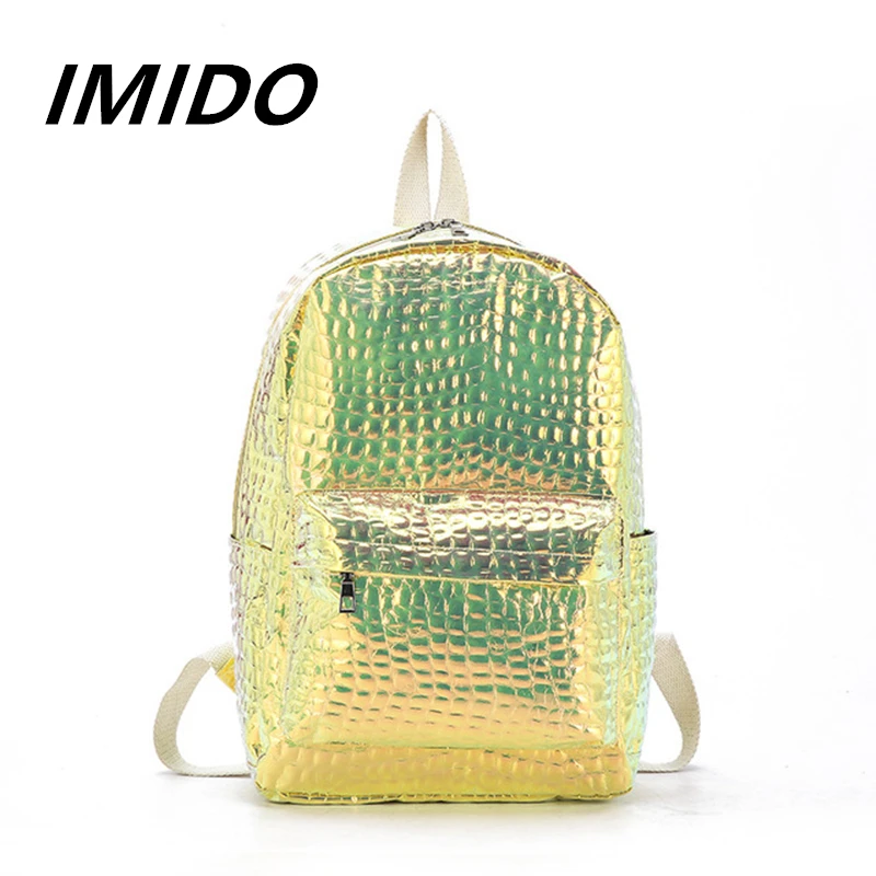 IMIDO 2019 Summer Style Laser Bag Woman Korean Version Harajuku Student Simple Campus Backpack Travel Shopping Fashion Movement
IMIDO 2019 Summer Style Laser Bag Woman Korean Version Harajuku Student Simple Campus Backpack Travel Shopping Fashion Movement