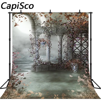 Capisco Fairy Tales For Children birthday Photography Background Garden palace Lake water backdrop For Newborn studio Photo 
Capisco Fairy Tales For Children birthday Photography Background Garden palace Lake water backdrop For Newborn studio Photo