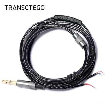 DIY Earphone Cable Accessories For Headphone Audio Upgrade High Purity OFC Repair Replacement Earphone Cable With In Line Remote
DIY Earphone Cable Accessories For Headphone Audio Upgrade High Purity OFC Repair Replacement Earphone Cable With In Line Remote