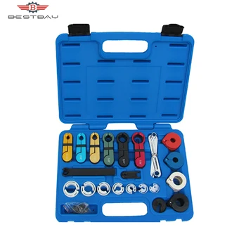 22 Pc Fuel Air Conditioning A C Transmission Line Disconnect Oil Cooler Tool set
22 Pc Fuel Air Conditioning A C Transmission Line Disconnect Oil Cooler Tool set
