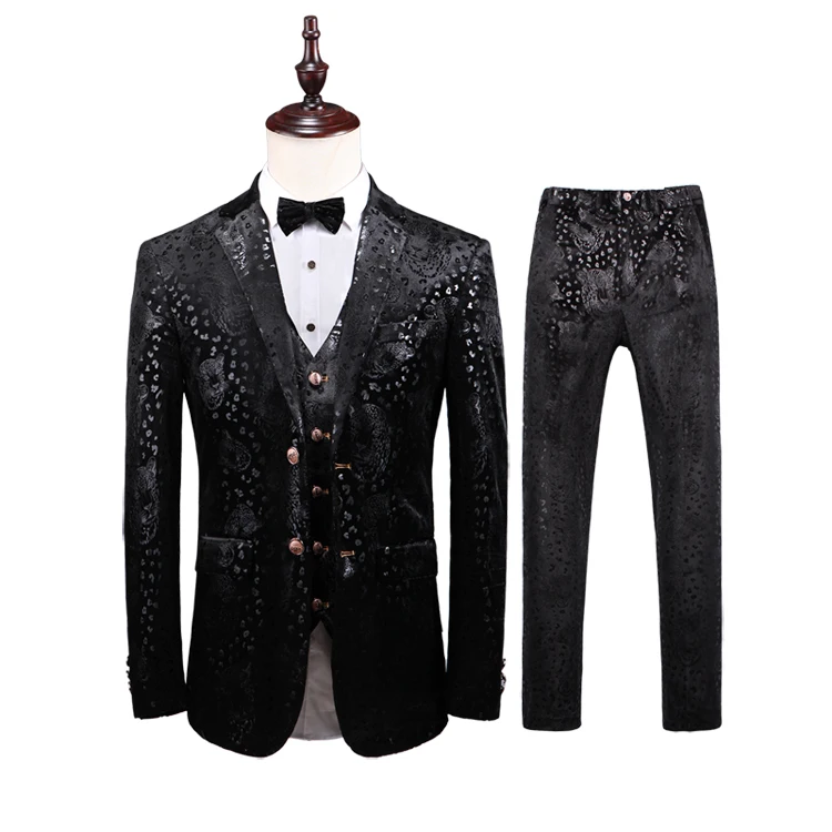 MarKyi fashion 2019 performance clothing 3 pieces mens groom slim fit groom suits black mens tuxedo suit
MarKyi fashion 2019 performance clothing 3 pieces mens groom slim fit groom suits black mens tuxedo suit