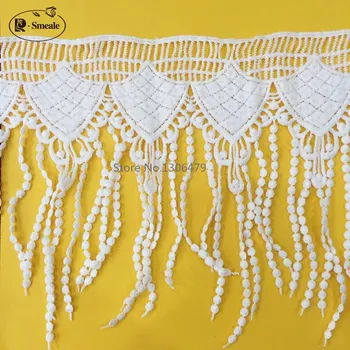 5Yards/lot High Quality 18CM Water Soluble Embroidery African Lace Frinnge Tassel Trim Guipure Ribbon Sew Clot RS1810
5Yards/lot High Quality 18CM Water Soluble Embroidery African Lace Frinnge Tassel Trim Guipure Ribbon Sew Clot RS1810