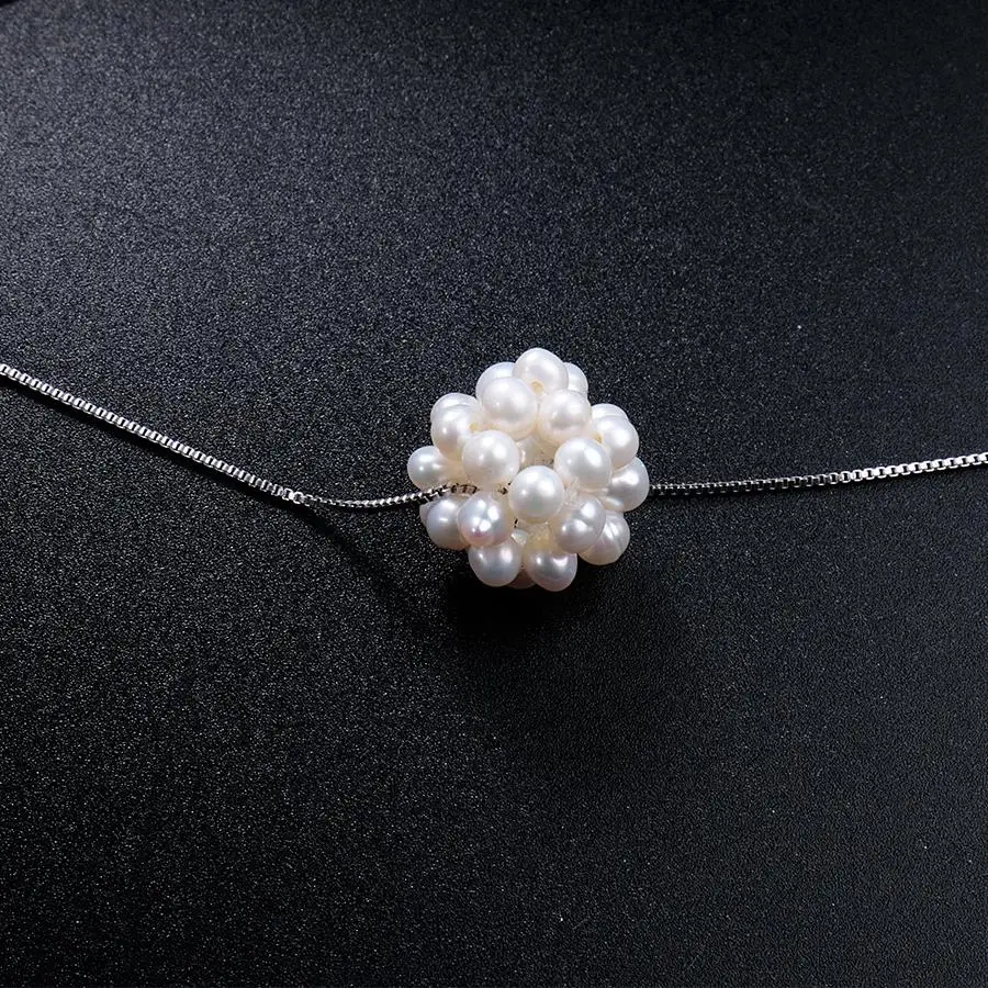 New Fashion Personalised Pearl Necklace Sterling Silver Jewelry Many Small Pearl Pendant Real Pearl Jewelry bijoux femme
New Fashion Personalised Pearl Necklace Sterling Silver Jewelry Many Small Pearl Pendant Real Pearl Jewelry bijoux femme