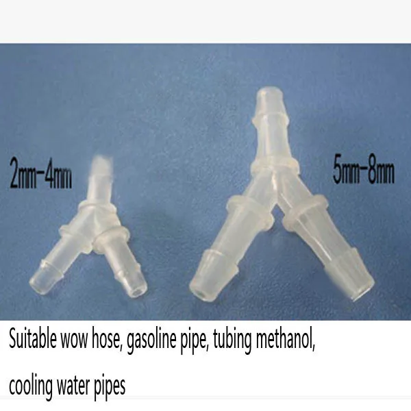 Silicone tube 3 way Y type pipe for Methanol gasoline pipe cooling water pipe RC accessories
Silicone tube 3 way Y type pipe for Methanol gasoline pipe cooling water pipe RC accessories