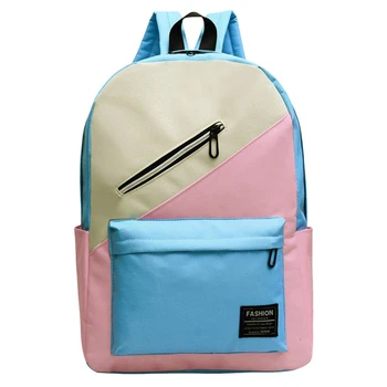 CONEED 2019 Fashion Couple Nylon School Bag Backpack Hit Color Students Travel Shoulder Bag 19MAR15
CONEED 2019 Fashion Couple Nylon School Bag Backpack Hit Color Students Travel Shoulder Bag 19MAR15