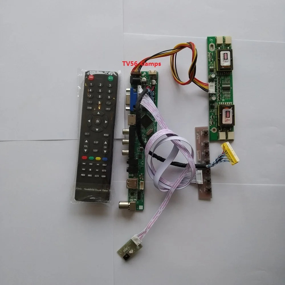 for M201EW02 V9 30pin New LCD HDMI kit Module VGA AV TV USB 4 lamps Digital Signal 1680X1050 20.1" Controller Driver Board
for M201EW02 V9 30pin New LCD HDMI kit Module VGA AV TV USB 4 lamps Digital Signal 1680X1050 20.1" Controller Driver Board