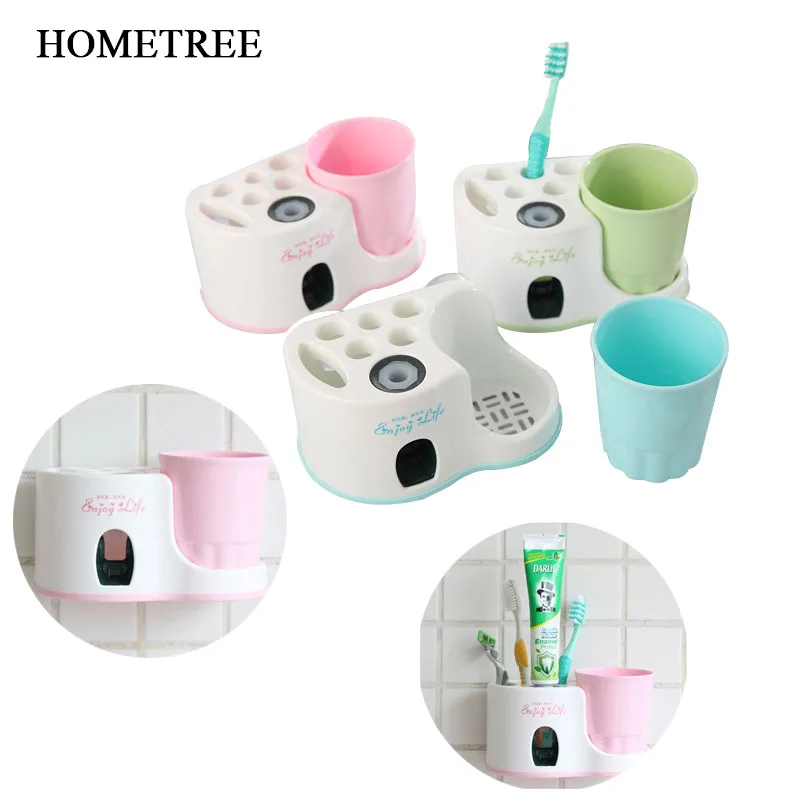 HOMETREE 1PC Multifunction Touch Auto Squeezer Toothpaste Dispenser Hands Fast Squeeze out Toothbrush holder Cups device H156
HOMETREE 1PC Multifunction Touch Auto Squeezer Toothpaste Dispenser Hands Fast Squeeze out Toothbrush holder Cups device H156