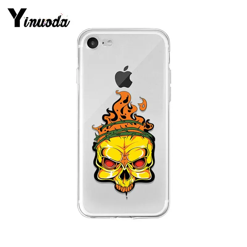 Fashion Retro Style Flower Skull