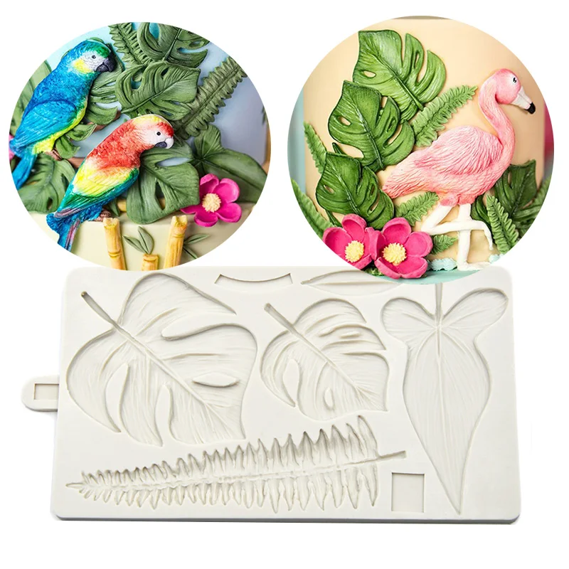 Tropical Leaves Silicone Mould Turtle Leaf Fern Cake Border Fondant DIY Baby Birthday Cake Decorating Tool Chocolate Candy Mold
Tropical Leaves Silicone Mould Turtle Leaf Fern Cake Border Fondant DIY Baby Birthday Cake Decorating Tool Chocolate Candy Mold