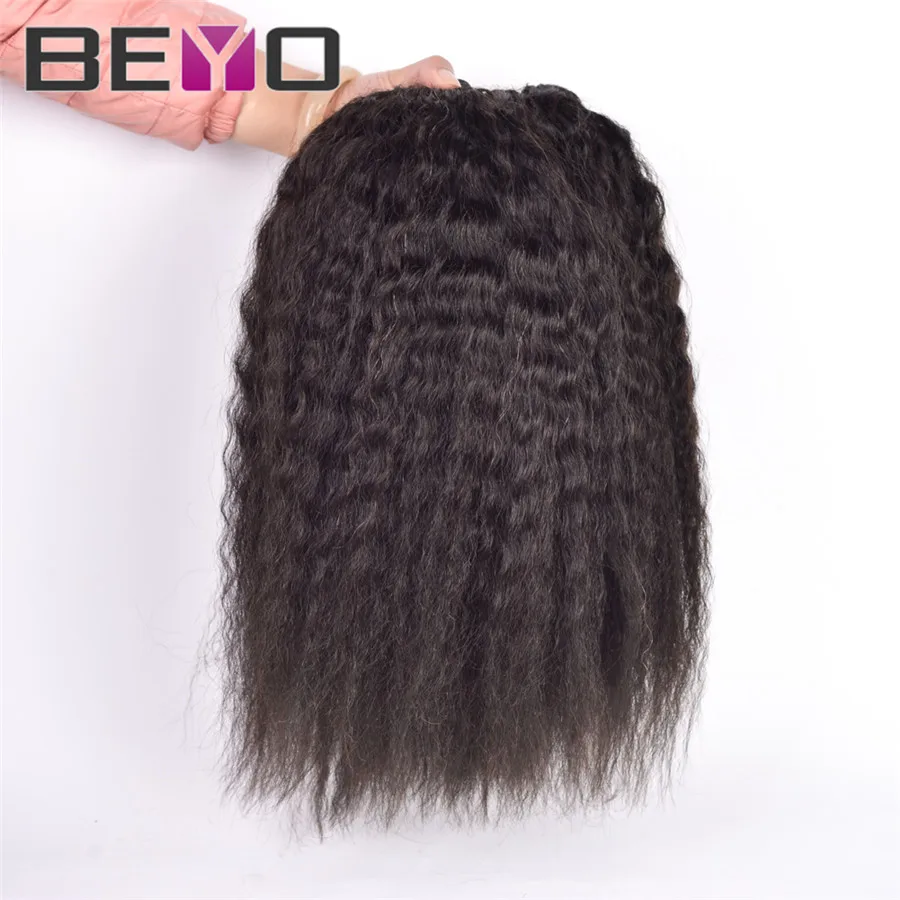 alt13x4 Lace Frontal Closure With Bundles Kinky Straight Brazilian Virgin Hair With Closure 7A Full Lace Front With Hair Bundles