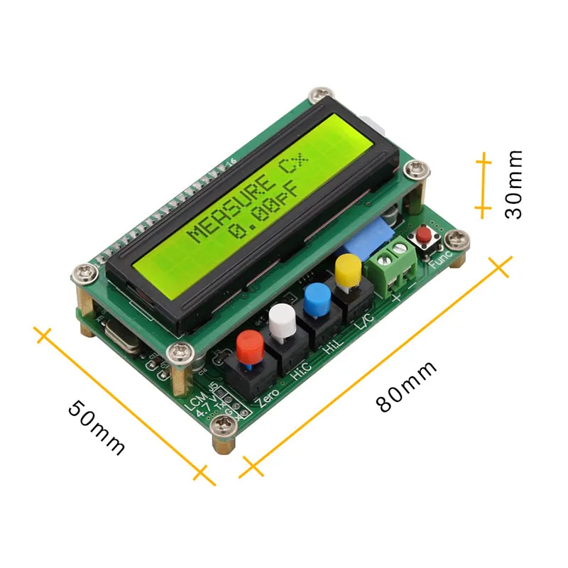 LC100-A Digital LCD High Precision Inductance Capacitance L/C Meter capacitor Test Instruments
LC100-A Digital LCD High Precision Inductance Capacitance L/C Meter capacitor Test Instruments