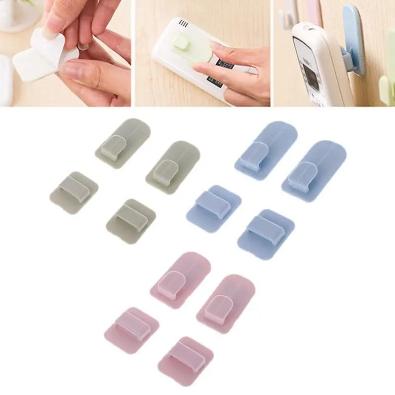2pcs Multi-Purpose Hooks TV Remote Control Adhesive Organizer Storage Stand Holder Hook Rack Hanger 3 Colors
2pcs Multi-Purpose Hooks TV Remote Control Adhesive Organizer Storage Stand Holder Hook Rack Hanger 3 Colors