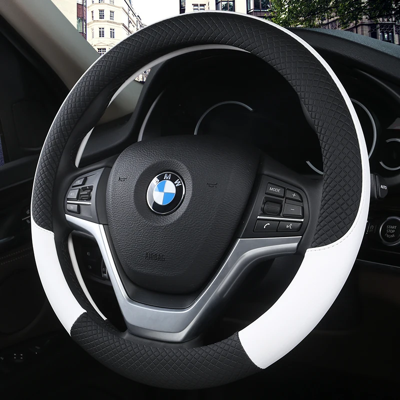 5 Color Sport Auto Steering Wheel Covers Anti-Slip Leather Car Steering-wheel Cover Car-styling Anti-catch Holder Protor
5 Color Sport Auto Steering Wheel Covers Anti-Slip Leather Car Steering-wheel Cover Car-styling Anti-catch Holder Protor