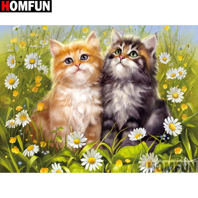 HOMFUN Full Square/Round Drill 5D DIY Diamond Painting "Animal cat" Embroidery Cross Stitch 5D Home Decor Gift A13798
HOMFUN Full Square/Round Drill 5D DIY Diamond Painting "Animal cat" Embroidery Cross Stitch 5D Home Decor Gift A13798